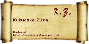 Kukucska Zita névjegykártya